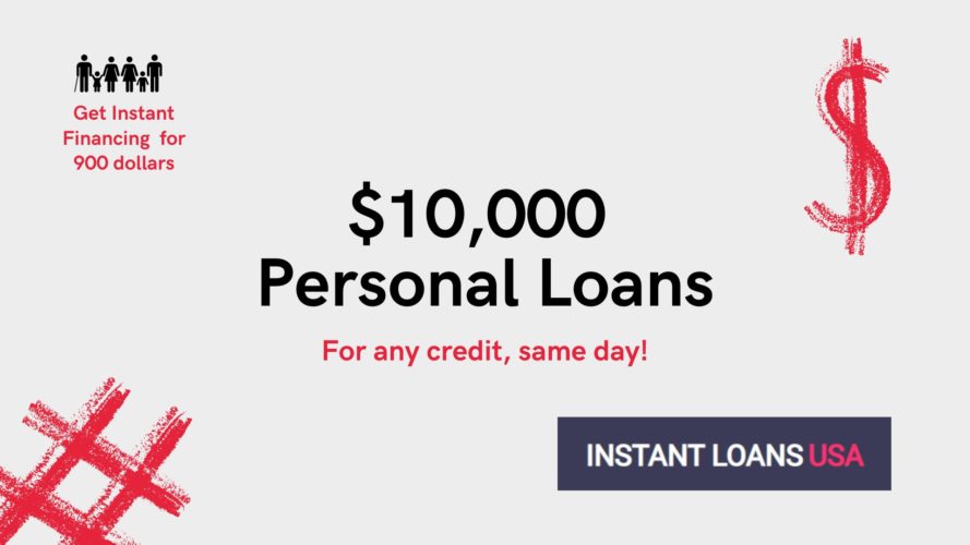 Get $10K Personal Loans For Bad Credit online fast.