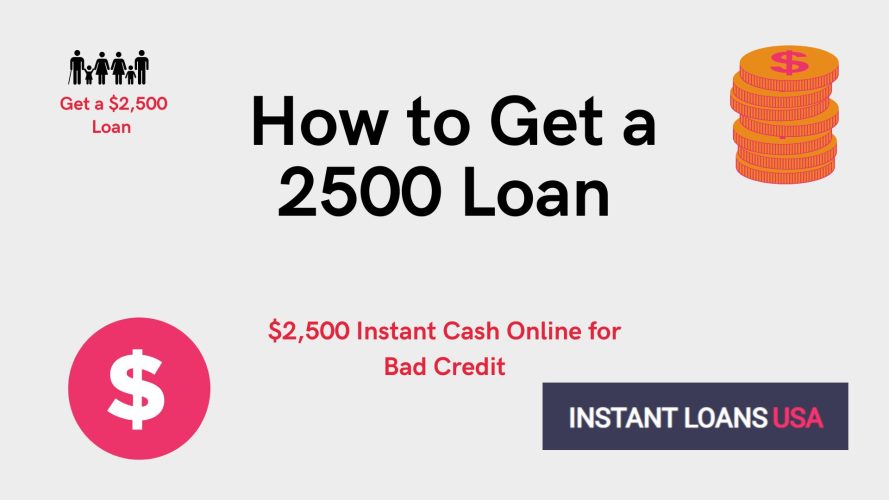 $2,500 Loan for Bad Credit