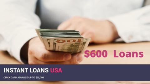 Get a $600 Payday Loan Online